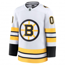 Boston Bruins Fanatics Away Premium Custom Jersey White Boston Bruins Fanatics Away Premium Custom Jersey White