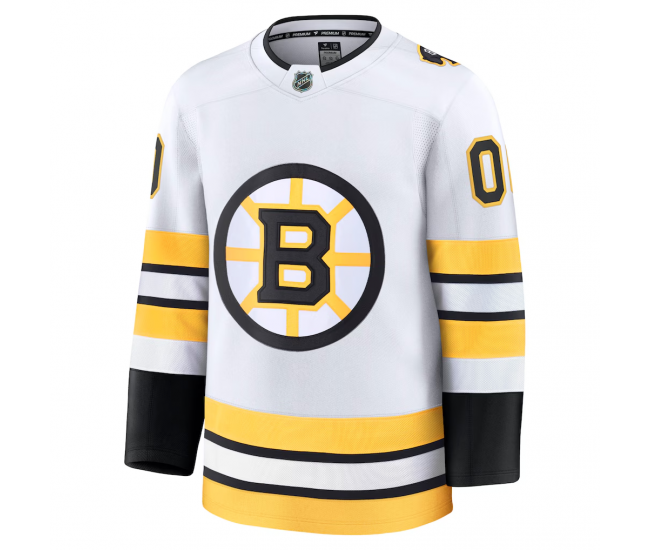 Boston Bruins Fanatics Away Premium Custom Jersey White
