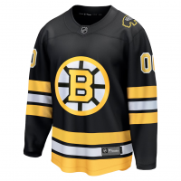 Boston Bruins Fanatics Home Breakaway Custom Jersey Black