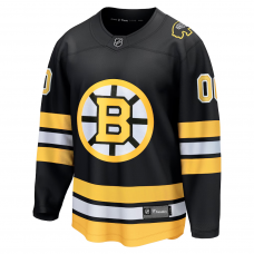 Boston Bruins Fanatics Home Breakaway Custom Jersey Black Boston Bruins Fanatics Home Breakaway Custom Jersey Black