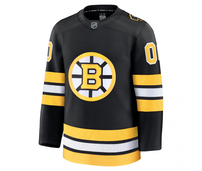 Boston Bruins Fanatics Home Premium Custom Jersey Black