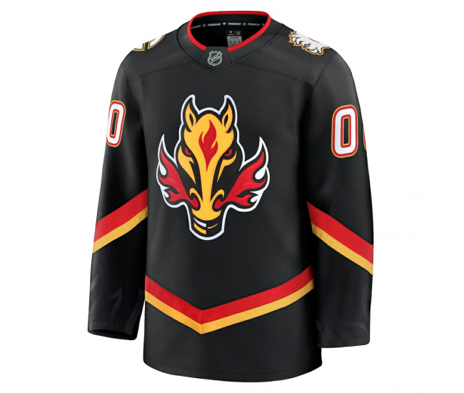Calgary Flames Fanatics Alternate Premium Custom Jersey Black