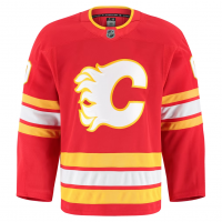 Calgary Flames Fanatics Home Authentic Pro Custom Jersey Red