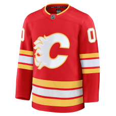 Calgary Flames Fanatics Home Premium Custom Jersey Red Calgary Flames Fanatics Home Premium Custom Jersey Red