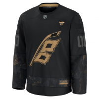 Carolina Hurricanes Fanatics 2024 Military Appreciation Custom Practice Jersey Black