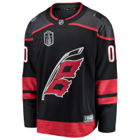 Carolina Hurricanes Fanatics 2026 Stanley Cup Final Home Breakaway Custom Jersey Black