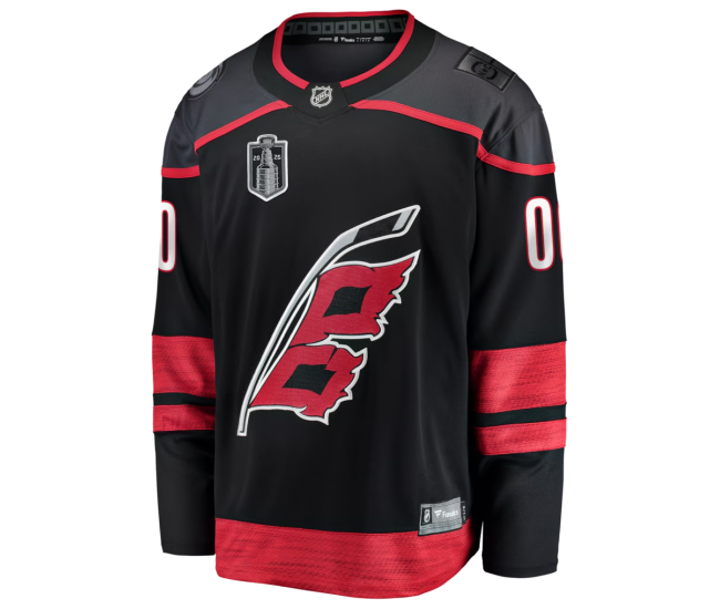 Carolina Hurricanes Fanatics 2026 Stanley Cup Final Home Breakaway Custom Jersey Black