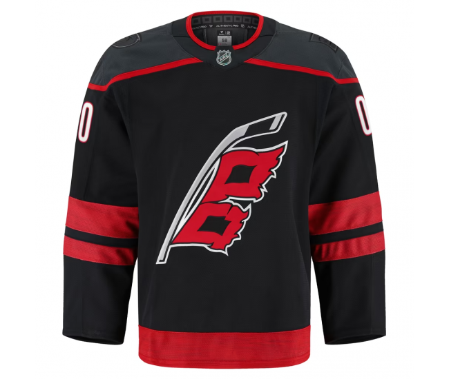 Carolina Hurricanes Fanatics Home Authentic Pro Custom Jersey Black