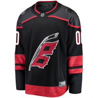 Carolina Hurricanes Fanatics Home Breakaway Custom Jersey Black