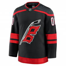Carolina Hurricanes Fanatics Home Premium Custom Jersey Black Carolina Hurricanes Fanatics Home Premium Custom Jersey Black