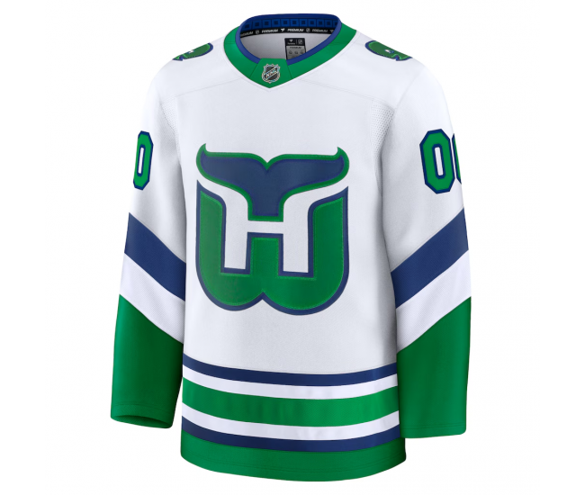 Carolina Hurricanes Fanatics Throwback Premium Custom Jersey White
