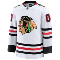 Chicago Blackhawks Fanatics Away Premium Custom Jersey White