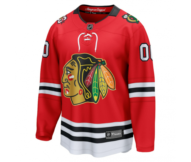 Chicago Blackhawks Fanatics Centennial Breakaway Custom Jersey Red