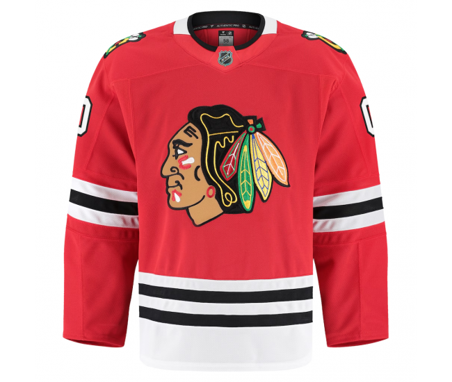 Chicago Blackhawks Fanatics Home Authentic Pro Custom Jersey Red