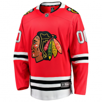 Chicago Blackhawks Fanatics Home Breakaway Custom Jersey Red