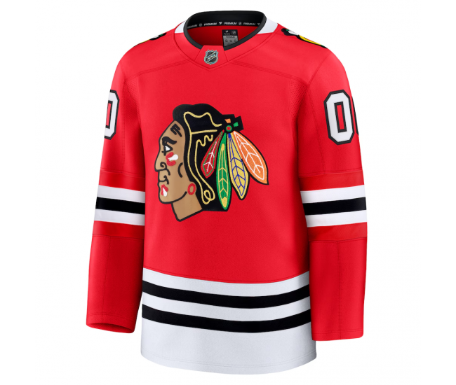 Chicago Blackhawks Fanatics Home Premium Custom Jersey Red