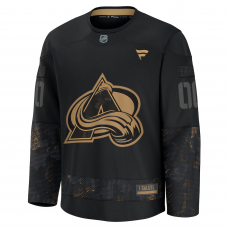 Colorado Avalanche Fanatics 2024 Military Appreciation Custom Practice Jersey Black Colorado Avalanche Fanatics 2024 Military Appreciation Custom Practice Jersey Black