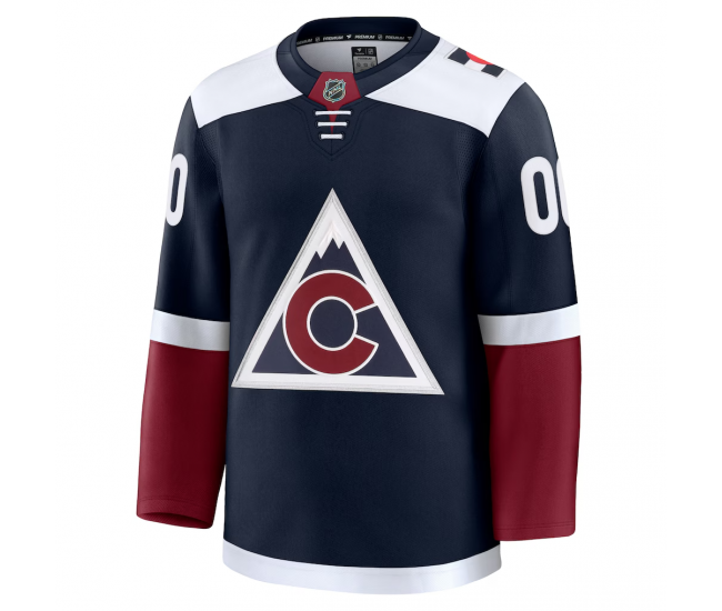 Colorado Avalanche Fanatics Alternate Premium Custom Jersey Navy