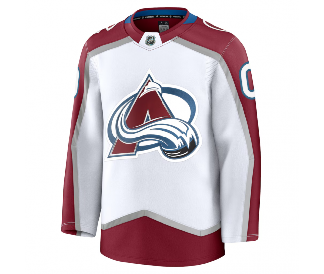 Colorado Avalanche Fanatics Away Premium Custom Jersey White