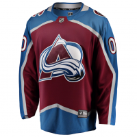 Colorado Avalanche Fanatics Home Breakaway Custom Jersey Maroon