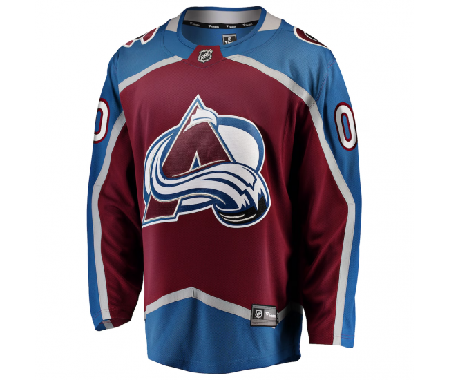 Colorado Avalanche Fanatics Home Breakaway Custom Jersey Maroon