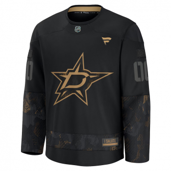 Dallas Stars Fanatics 2024 Military Appreciation Custom Practice Jersey Black
