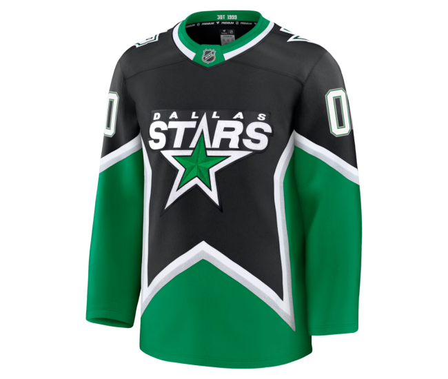 Dallas Stars Fanatics Alternate Premium Custom Jersey Black