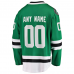 Dallas Stars Fanatics Home Breakaway Custom Jersey Green