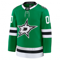 Dallas Stars Fanatics Home Premium Custom Jersey Kelly Green