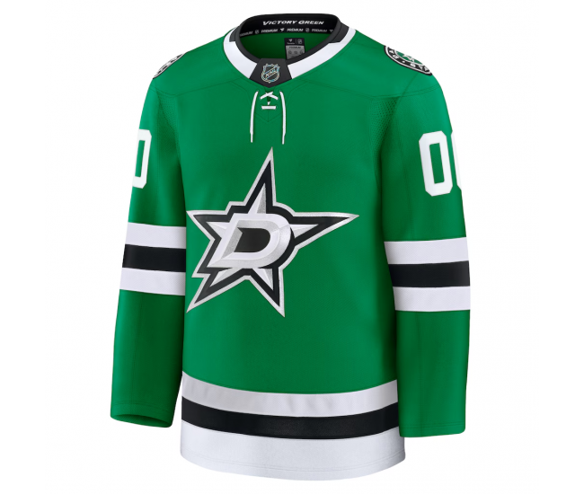 Dallas Stars Fanatics Home Premium Custom Jersey Kelly Green
