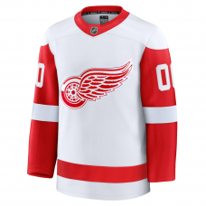 Detroit Red Wings Fanatics Away Premium Custom Jersey White Detroit Red Wings Fanatics Away Premium Custom Jersey White