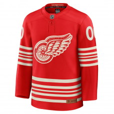 Detroit Red Wings Fanatics Centennial Premium Custom Jersey Red Detroit Red Wings Fanatics Centennial Premium Custom Jersey Red