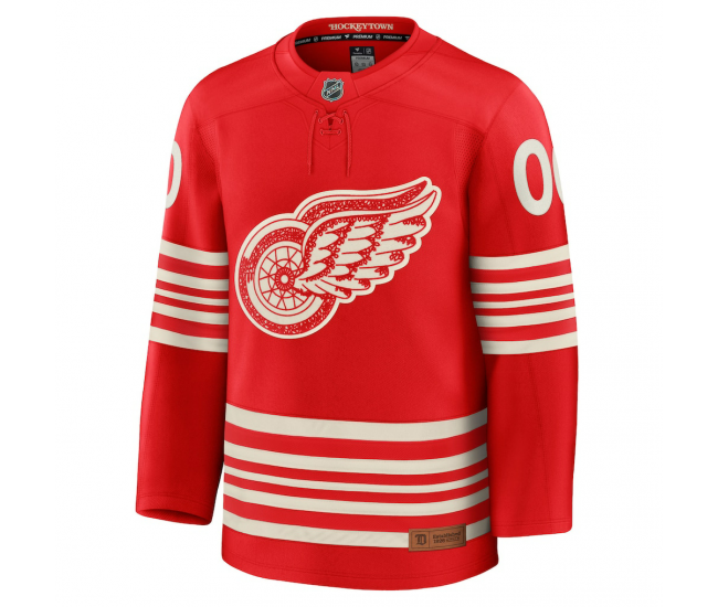 Detroit Red Wings Fanatics Centennial Premium Custom Jersey Red