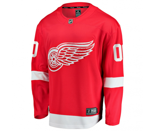 Detroit Red Wings Fanatics Home Breakaway Custom Jersey Red