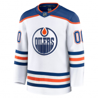 Edmonton Oilers Fanatics Away Premium Custom Jersey White