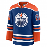 Edmonton Oilers Fanatics Home Premium Custom Jersey Royal