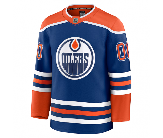 Edmonton Oilers Fanatics Home Premium Custom Jersey Royal