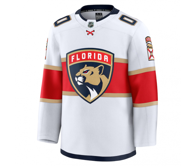 Florida Panthers Fanatics Away Premium Custom Jersey White