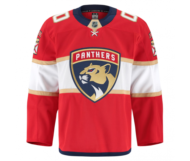 Florida Panthers Fanatics Home Authentic Pro Custom Jersey Red