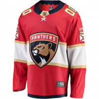 Florida Panthers Fanatics Home Breakaway Custom Jersey Red