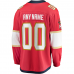 Florida Panthers Fanatics Home Breakaway Custom Jersey Red