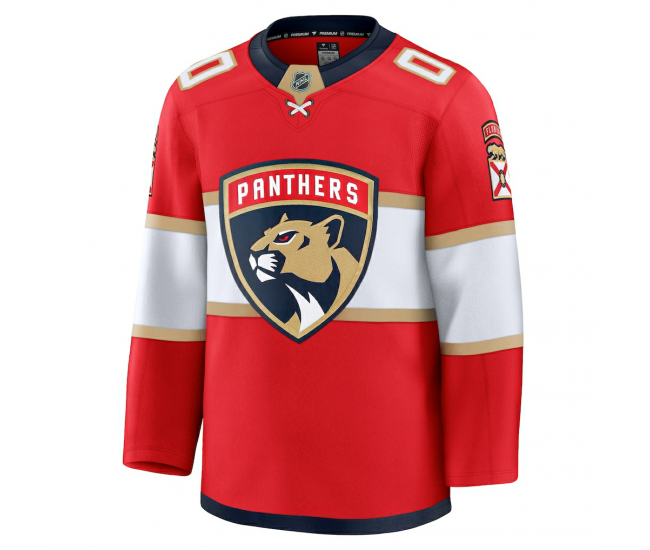 Florida Panthers Fanatics Home Premium Custom Jersey Red