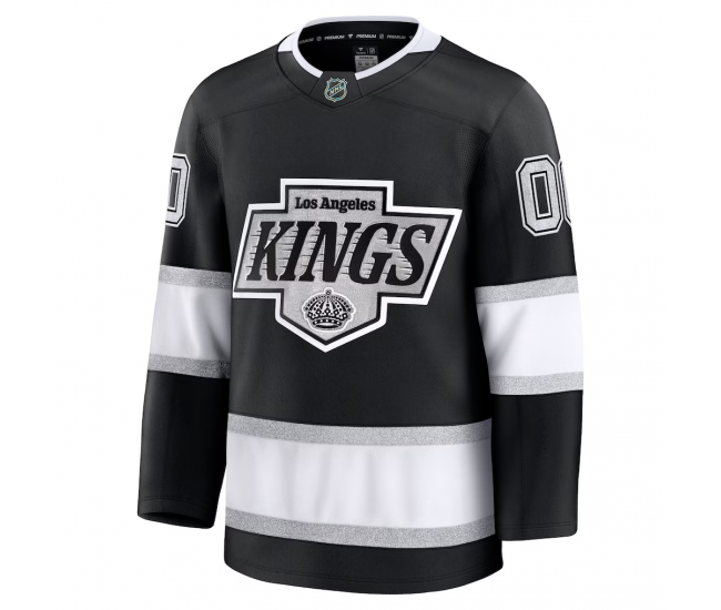 Los Angeles Kings Fanatics Home Premium Custom Jersey Black