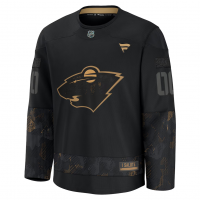 Minnesota Wild Fanatics 2024 Military Appreciation Custom Practice Jersey Black