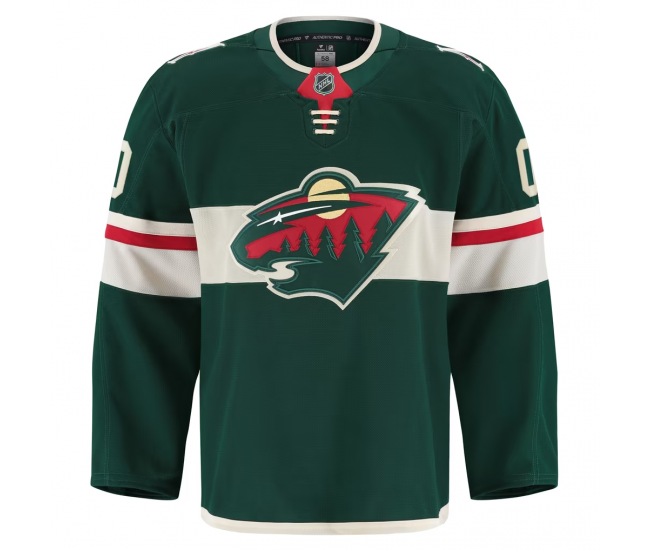 Minnesota Wild Fanatics Home Authentic Pro Custom Jersey Green