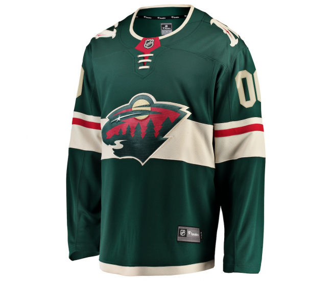Minnesota Wild Fanatics Home Breakaway Custom Jersey Green