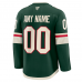 Minnesota Wild Fanatics Home Premium Custom Jersey Green