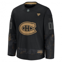 Montreal Canadiens Fanatics 2024 Military Appreciation Custom Practice Jersey Black
