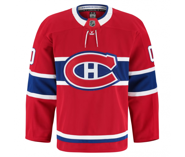 Montreal Canadiens Fanatics Home Authentic Pro Custom Jersey Red