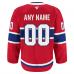 Montreal Canadiens Fanatics Home Authentic Pro Custom Jersey Red